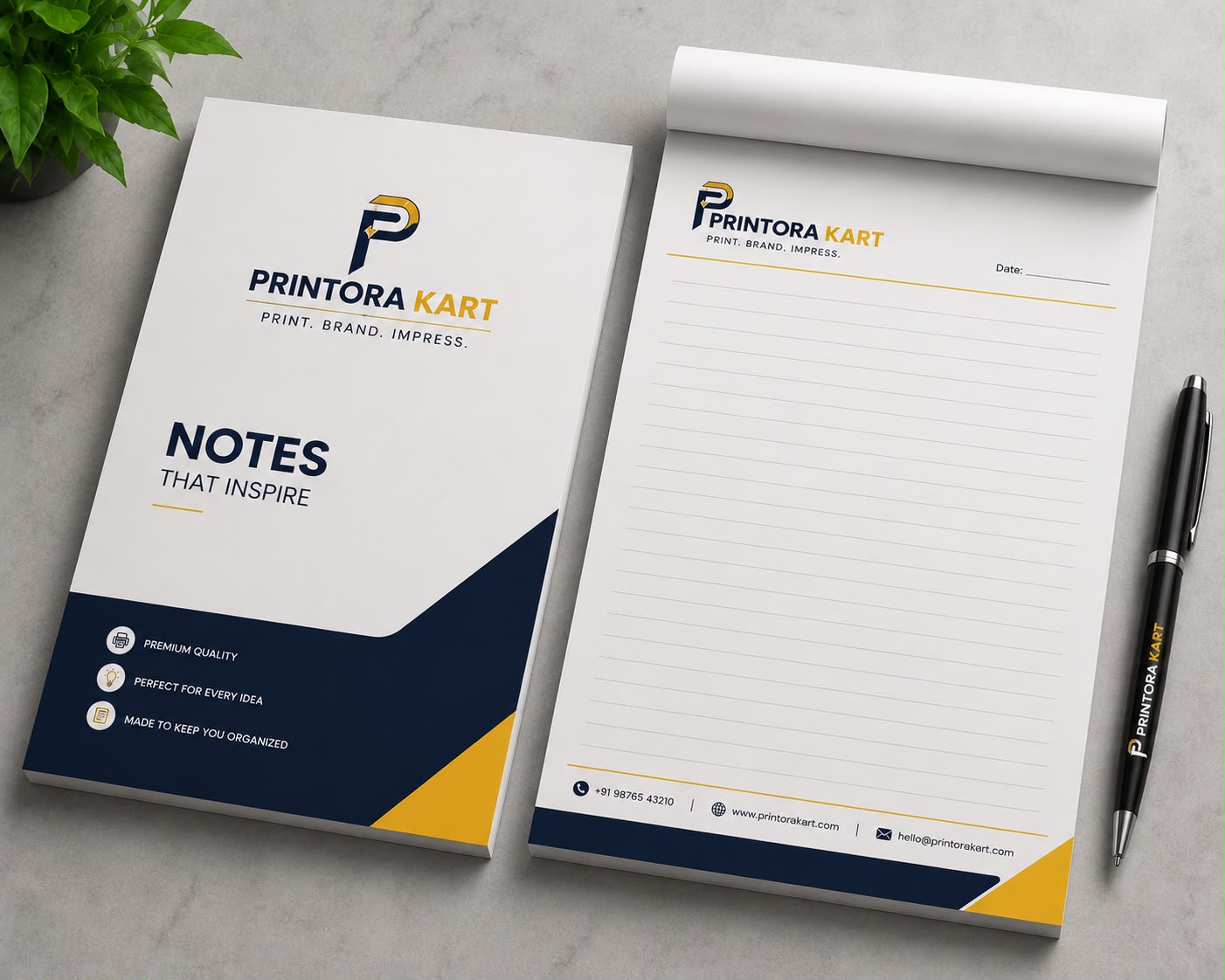 Custom branded notepads and memo pads